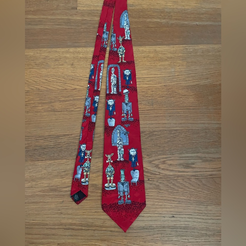 🎃 Halloween Necktie Silk